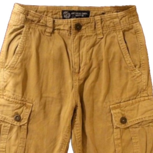 American Eagle Outfitters Men's Classic Khaki Cargo Shorts, Size 26 - Picture 2 of 5